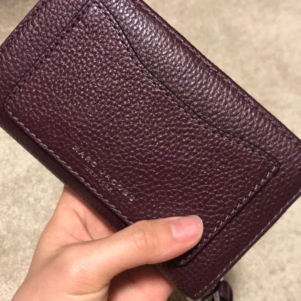 Marc Jacobs Wallet Purse In Burgundy - Picture 7 of 8